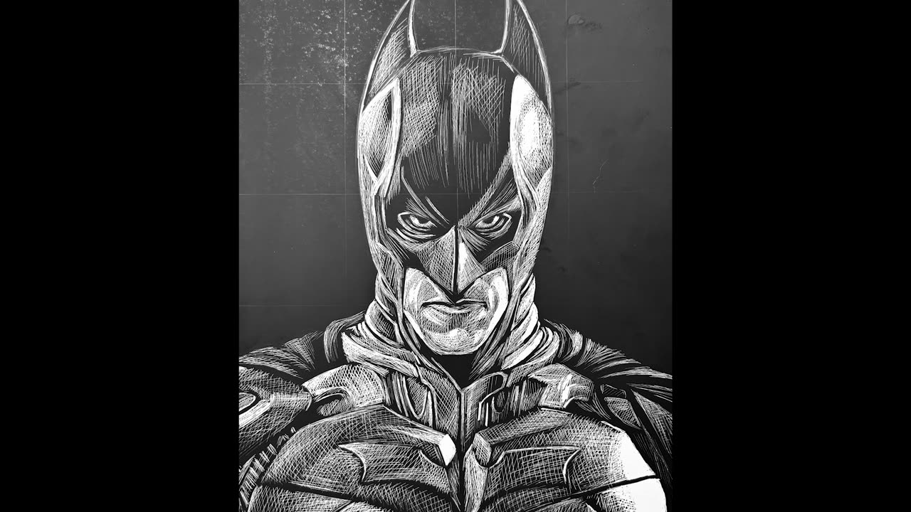 Scratch Art of The Dark Knight