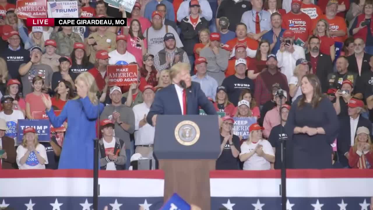 President Trump in Cape Girardeau, MO