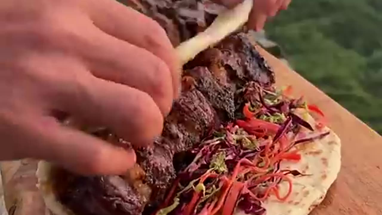 Stuffed Tenderloin Skewers