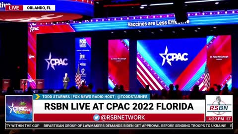Dr Peter McCullough waking people up at CPAC 2022- 2-2022