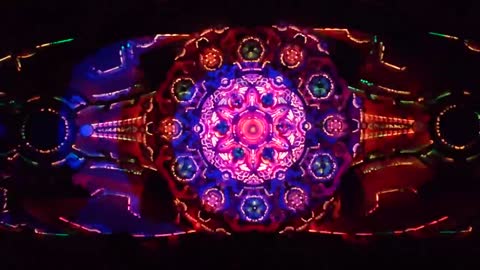 MoDem festival 2016 main stage night visuals