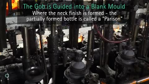 GLASS BOTTLE MAKING PROCESS IN FACTORY (HOW IT'S MADE)