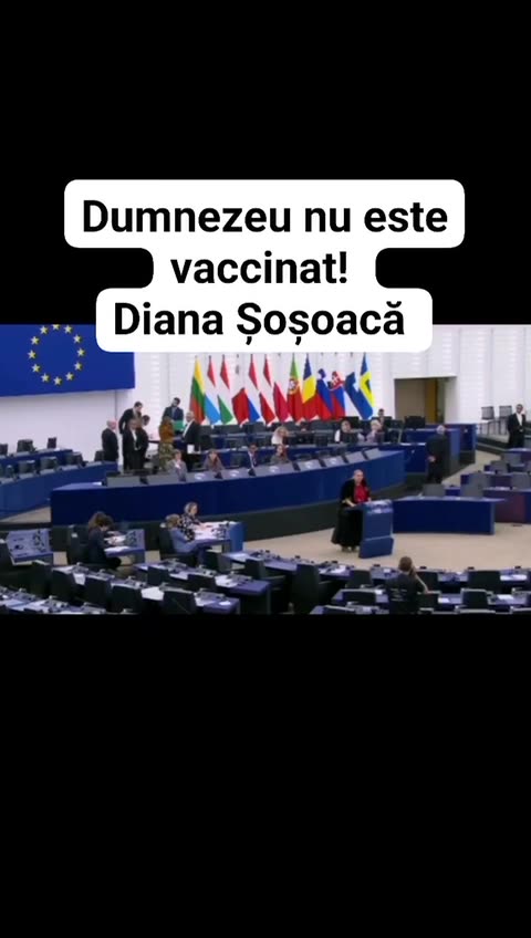 Diana Șoșoacă la Bruxelles: “Dumnezeu nu este vaccinat, iar Djokovic v-a dat o mare palmă morală!”