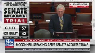 Mitch McConnell speech after impeachment