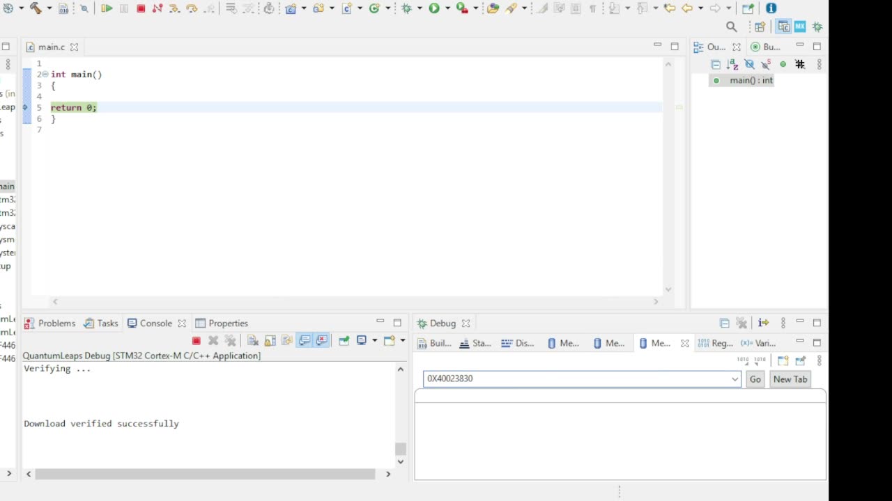 STM32 Low Level blink part 2 - debug and memory addresses