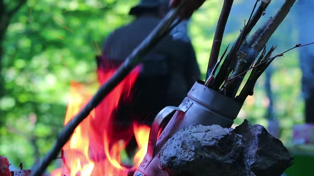 Set a campfire