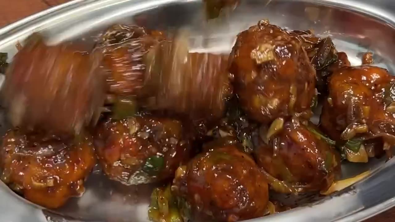 Veg Manchurian ASMR Cooking