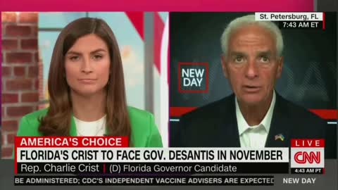 FL Dem Nominee for Gov., Charlie Crist: Biden is an “exceptional” president.