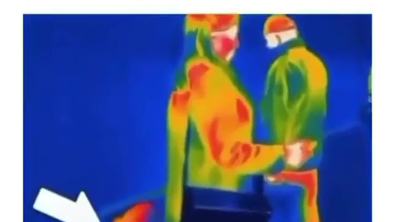 People Farting caught on thermal camera