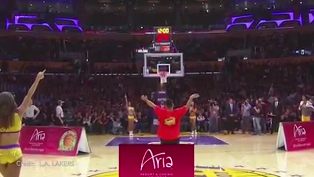 Lakers Make 17 3-Pointers in a Game, Fan Hits $95,000 Half-Court Shot with "ICE IN MY VEINS"