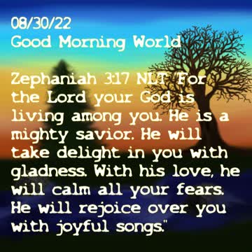 Daily Message from Rev. Ernie, August 30 2022