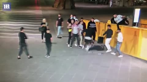 Bikie Boss Knocked Out By Homeless Man During Street Fight.