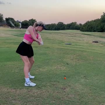 That new driver feel #golf #driver #new #course #graceharris