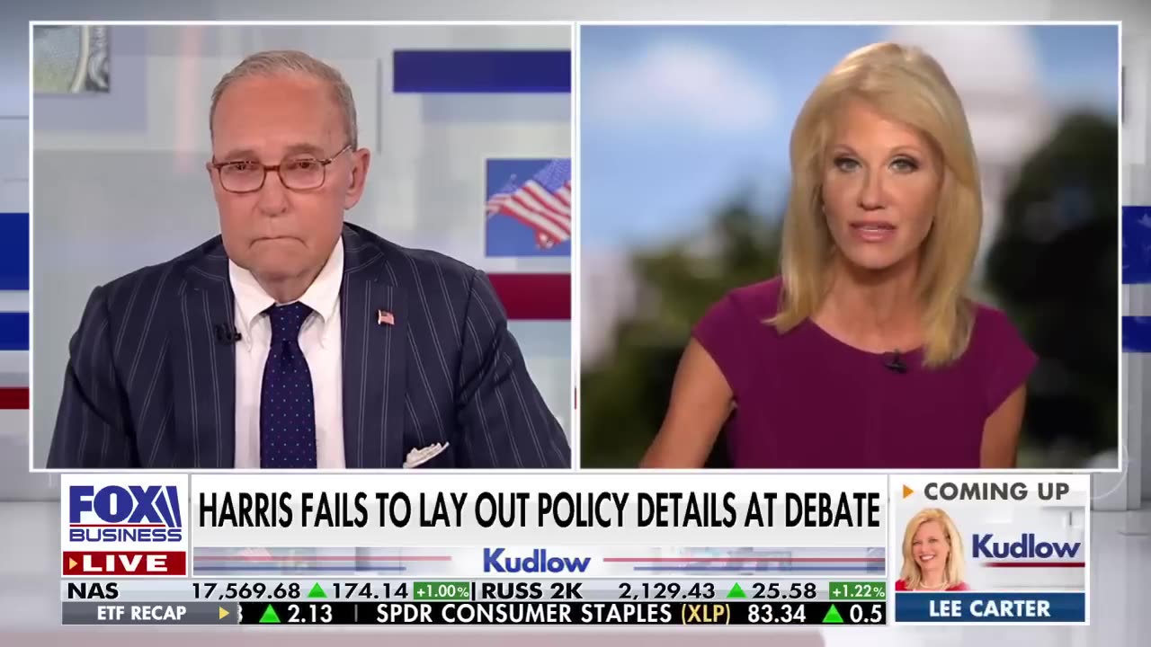 Kellyanne Conway The real Kamala Harris stood up.