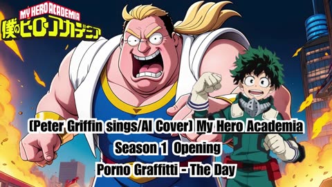 [Peter Griffin sings/AI Cover] My Hero Academia Season 1 Opening Porno Graffitti - The Day