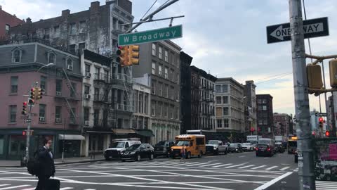 Cross Walking record In Streets