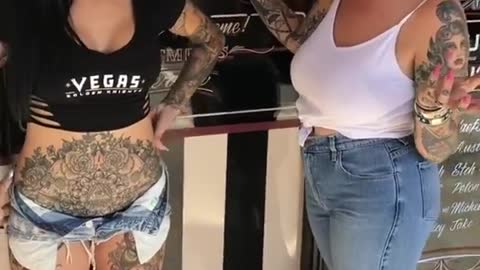 Beautiful Girl is here to finish up her leg! Leg Sleeve Tattoo