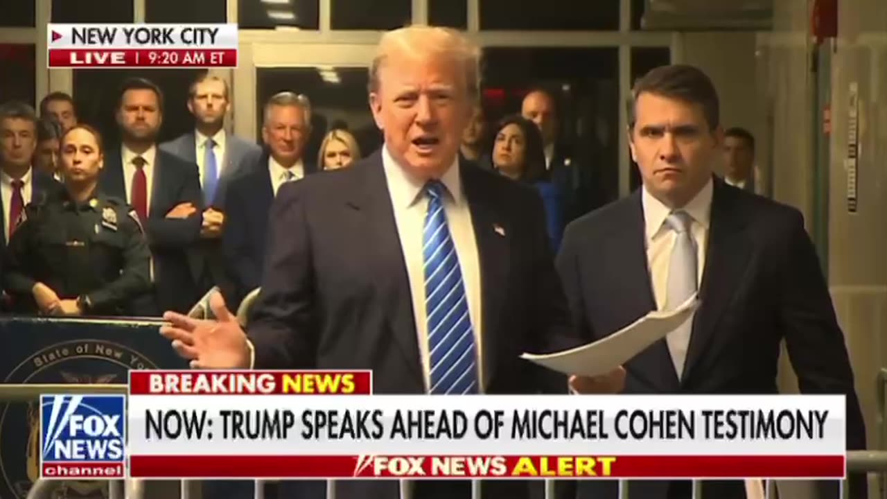 President Trump Delivers Remarks Prior to Monday's Lawfare Show-Trial w/ Michael Cohen