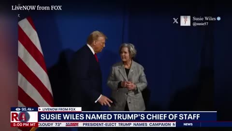 Trump announces Susie Wiles as White House Chief of Staff