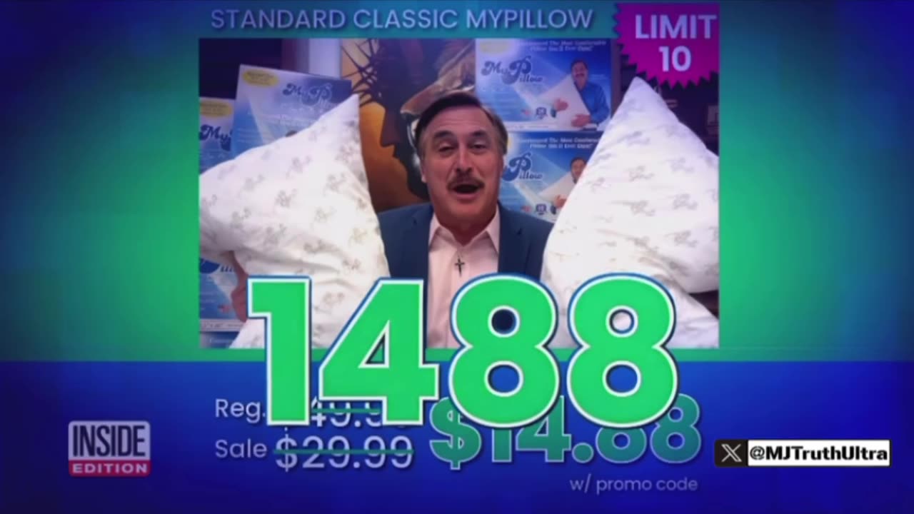 Mike Lindell is sending ‘Secret Nazie Encoded Messages’, with his Pillow Prices 🤣🤣💀