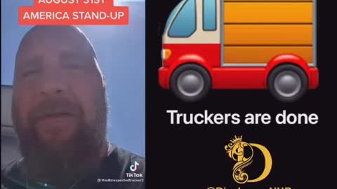 American truckers might shut down on Aug. 31st?
