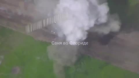 One Lancet - minus the Leopard - 2. The tank burned.
