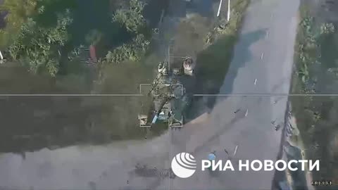 🇷🇺🇺🇦Another tank of the Ukrainian Armed Forces in the border area of ​​the Kursk