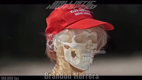 A YouTuber recreated the assassination attempt on Donald Trump at 100,000 frames per second