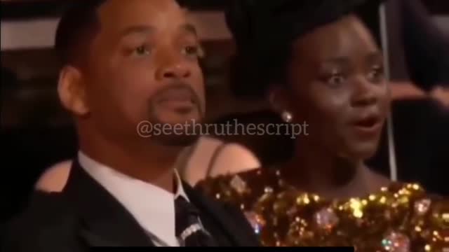 The Slaptraction; Will Smith fake slap Chris Rock scripted smack