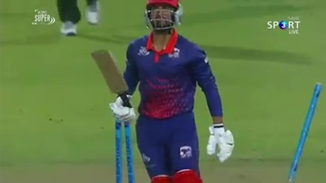 Beuran handticks brilliant yorker bowled against capetown