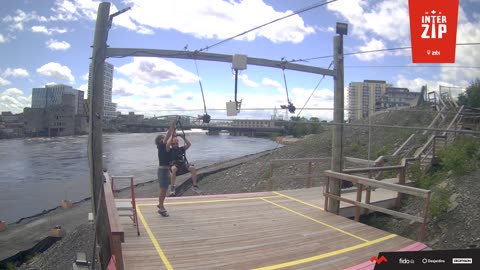 🌎 The World's First Inter-Provincial #Zipline 🌊 Over The Water From Ottawa To Gatineau Adventure🌴