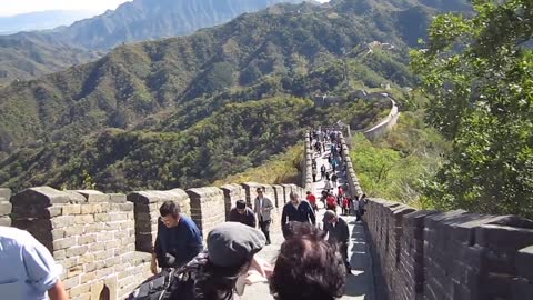 View from Great Wall of China