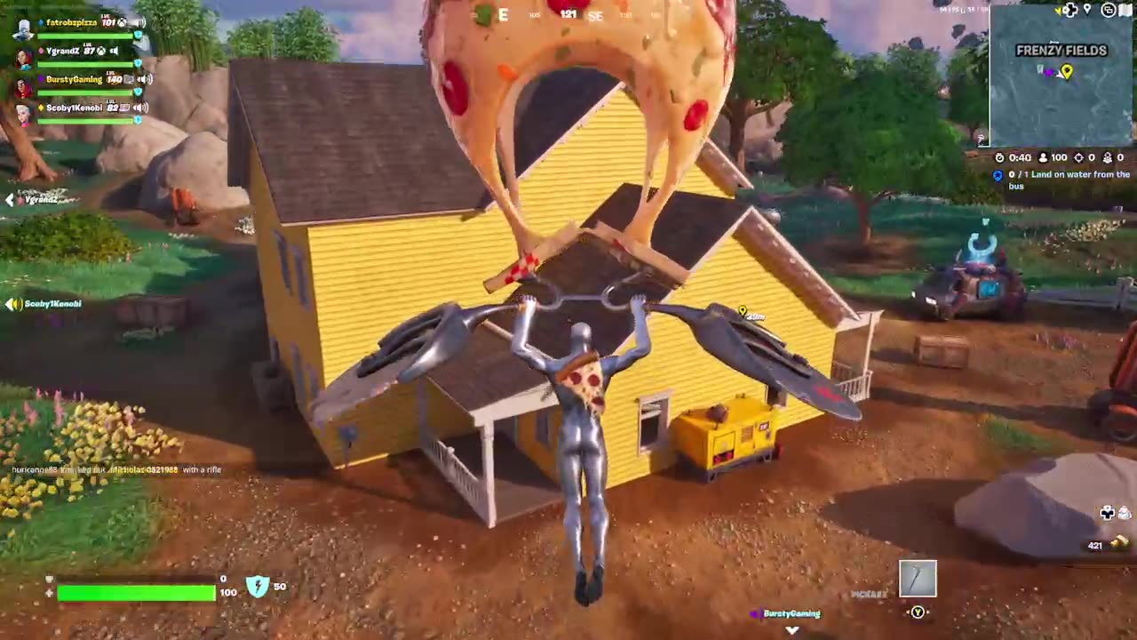 Yellow House Drop was short lived #23 Fortnite Squads