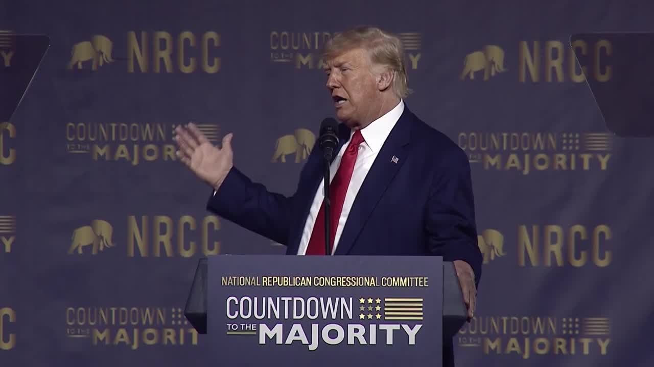 Highlights of Trump Speech at National Republican Congressional Committee (NRCC)