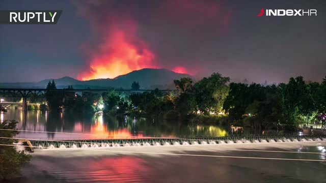 Time-lapse: Požar u Kaliforniji