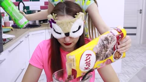 OMG Fish-tomato juice-Cat food cocktail #shorts Best video by Milli Star