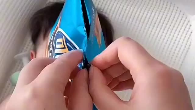 Baby in chips