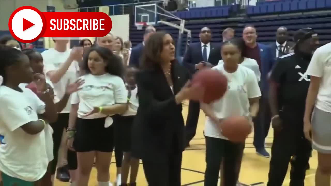 Not gonna lie, I thought Kamala had better ball skills than this.