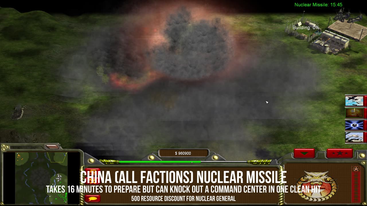 C&C Generals Power Of The West Superweapons/Attack Powers Showcase