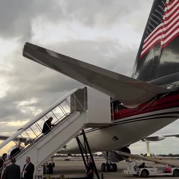 President Trump departs to New York for UFC 309!! 🇺🇸