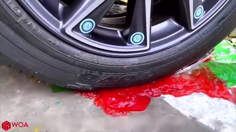 Cartoon characters tire crushers