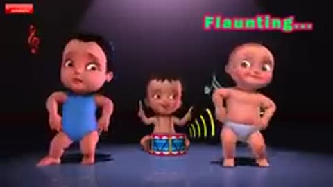 Funny baby video dance