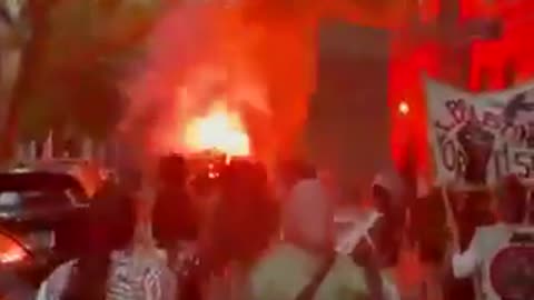 This is not a video from the 1938 Kristallnacht in Germany.