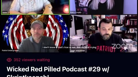 WICKED REDPILLED PODCAST~CLIP OF JASON Q TEARING UP PHIL G KERRY KASSIDY STICKS HER FOOT IN HER MOUTH