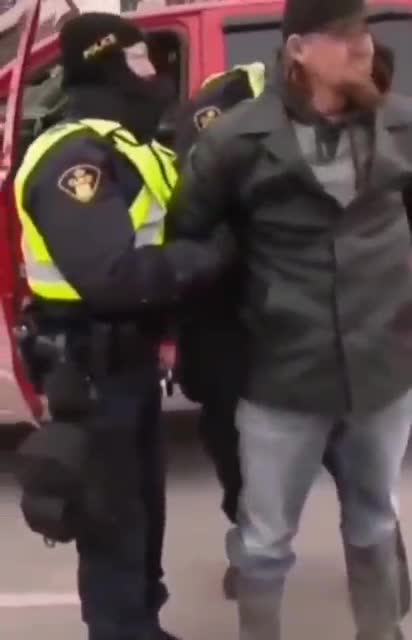 Military break up peaceful ambassador bridge protest, cops arrest protesters