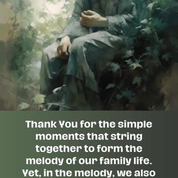 From Our Family, To You Lord