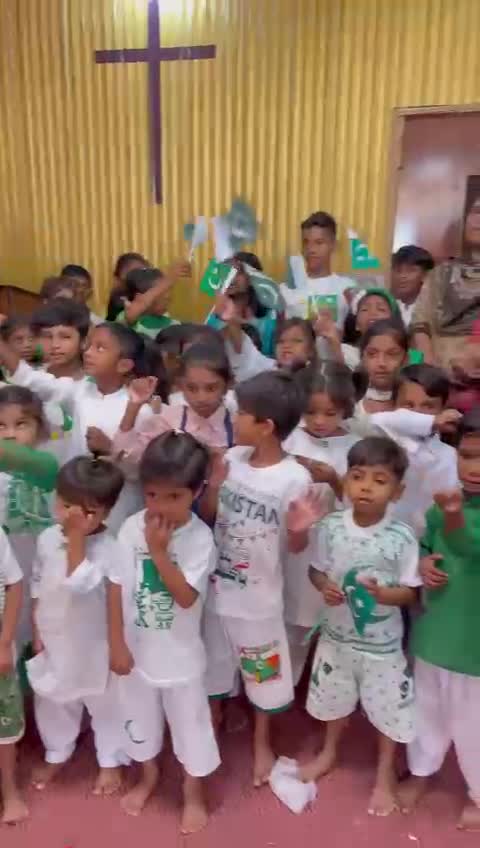 Amazing Grace Christian School children loving God and country. 8/16/22