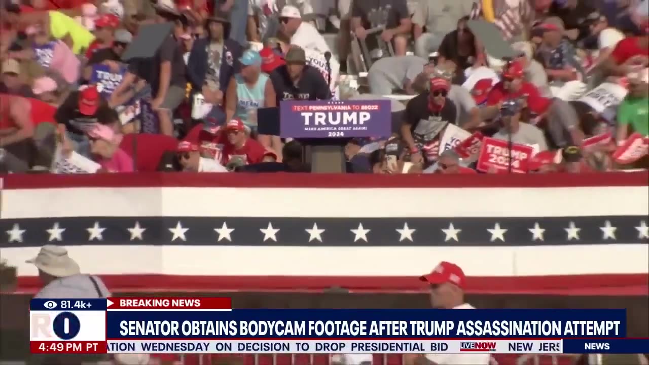 BREAKING: Trump rally shooter bodycam released after assassination attempt