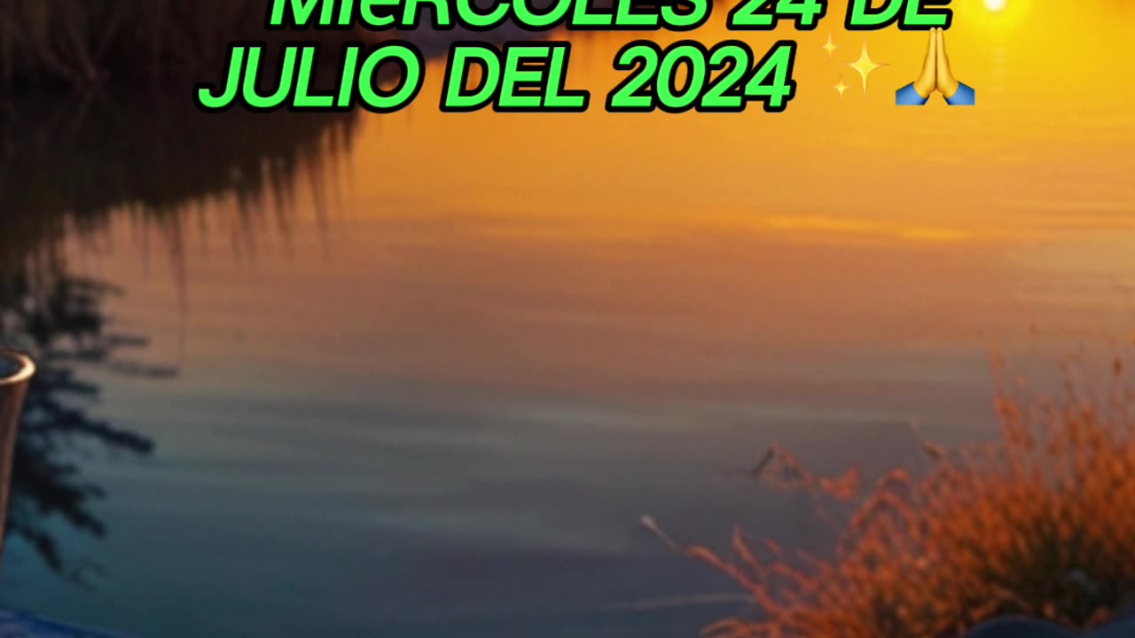 🙏✨Evangelio de HOY Miércoles 24 de Julio del 2024 ✨🙏