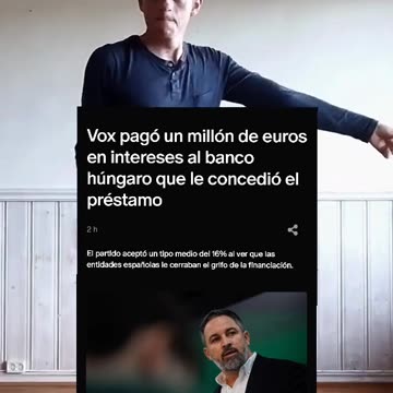 #Vox pagó un millón de euros en intereses al #banco #húngaro que le concedió el #préstamo